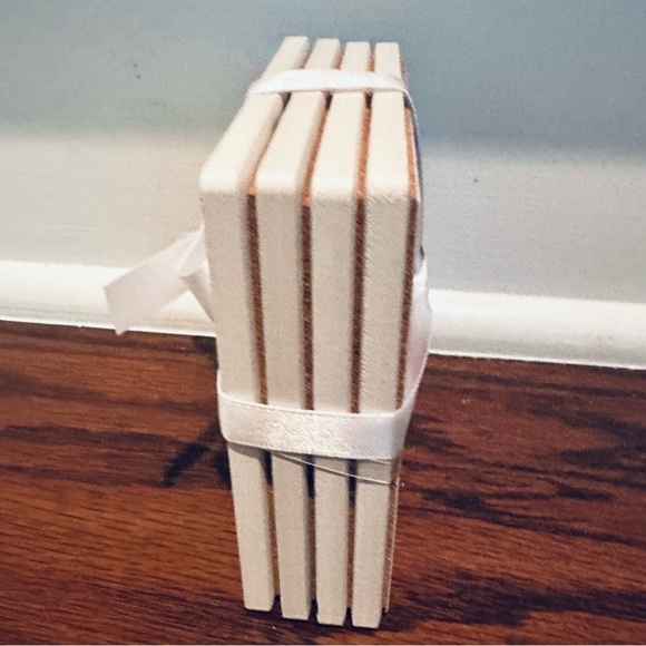 Amanda Greenwood Luxury Ceramic Coasters – Set of 4 Designer Chic Prints NWT - Picture 4 of 15